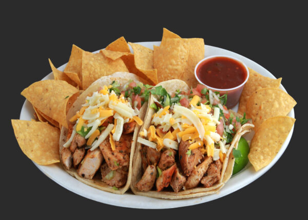 2 Grilled Chicken Tacos