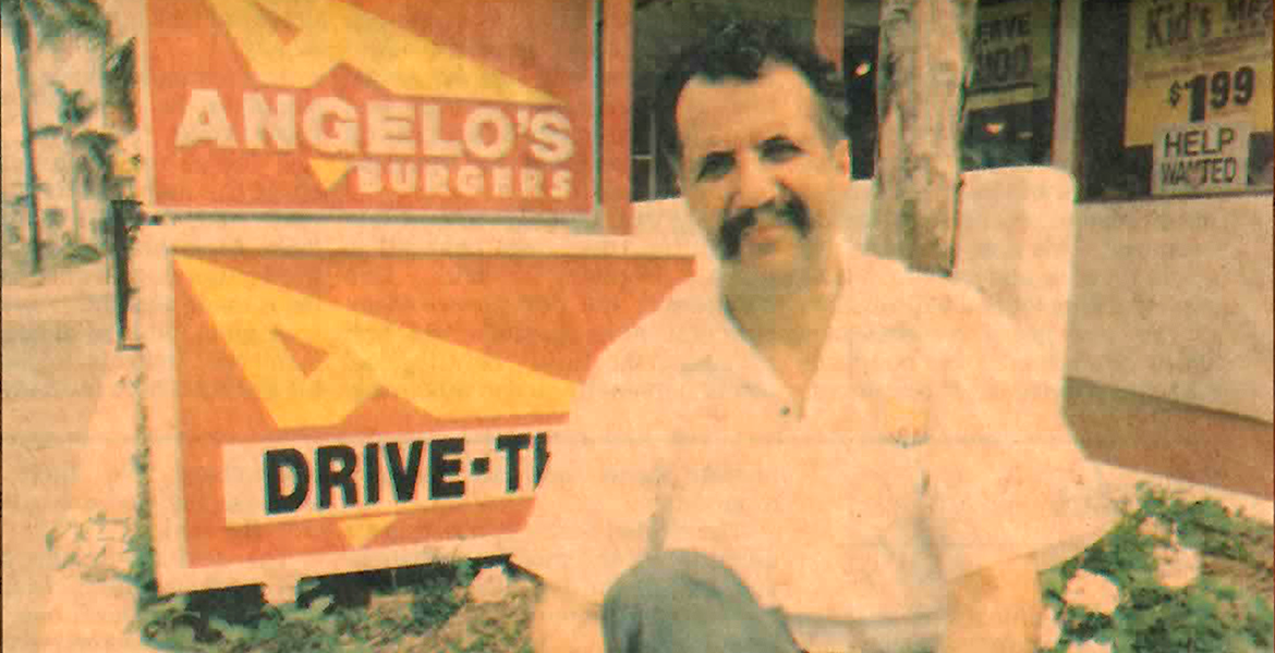 The Story of How Angelo’s Burgers Began, as published in an old newspaper article